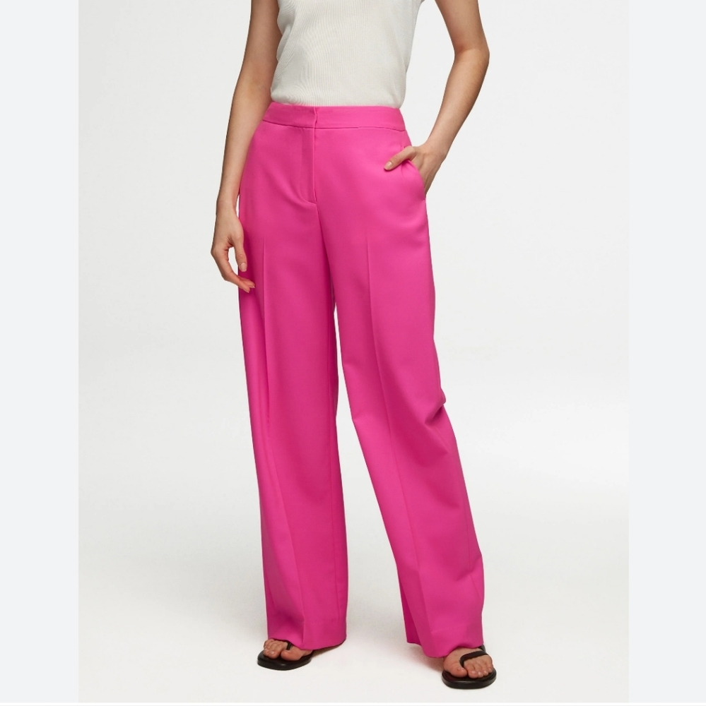Wide Leg Trouserin Seasonless Wool